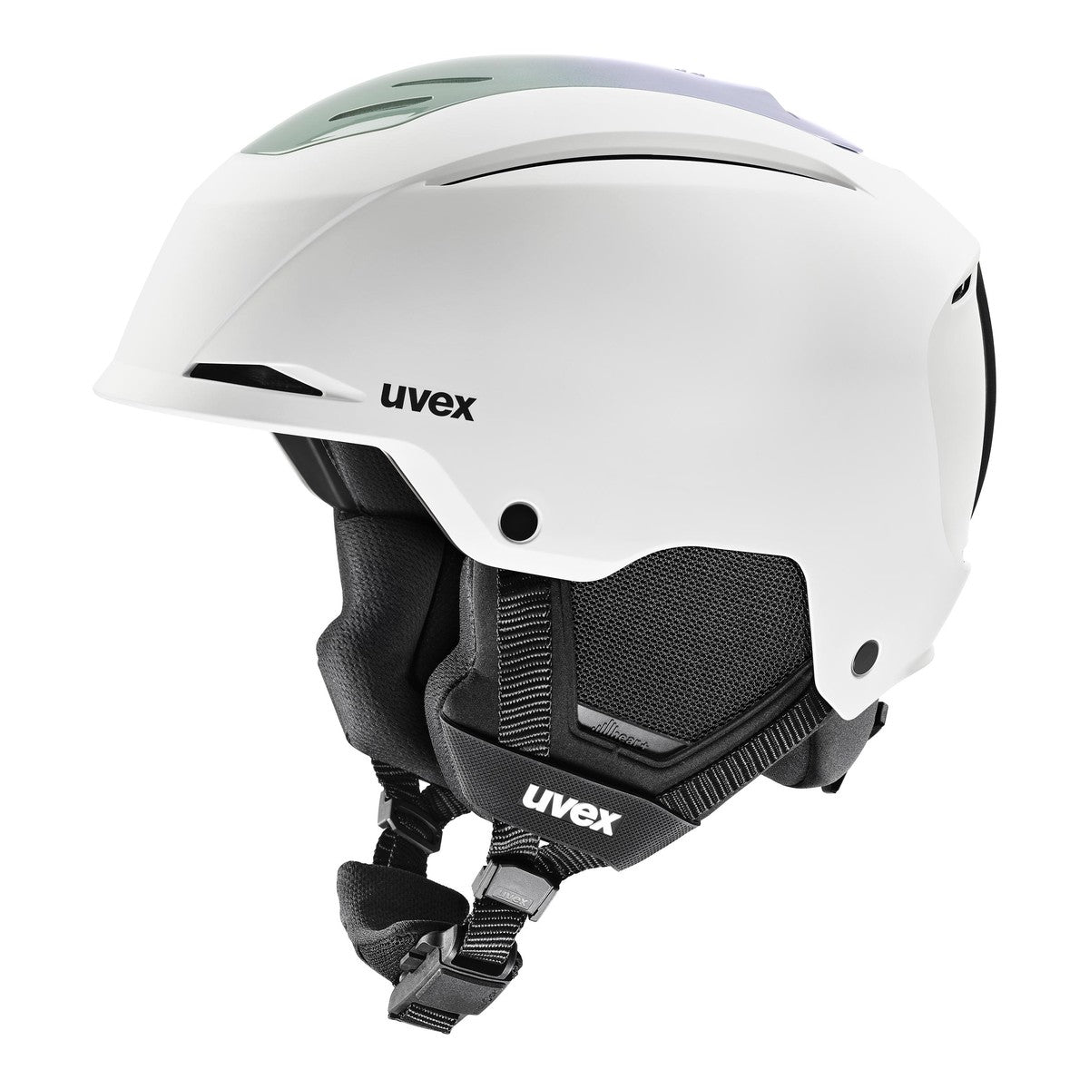 Slēpošanas ķiveres uvex resolution white-cool lav mat