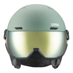 Slēpošanas ķiveres uvex wanted visor oxid green matt 2