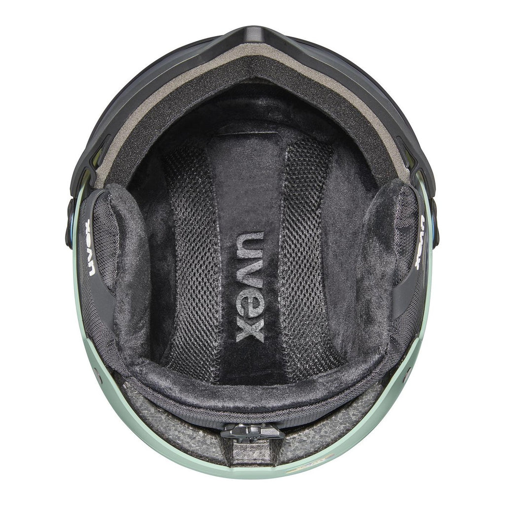 Slēpošanas ķiveres uvex wanted visor oxid green matt 6