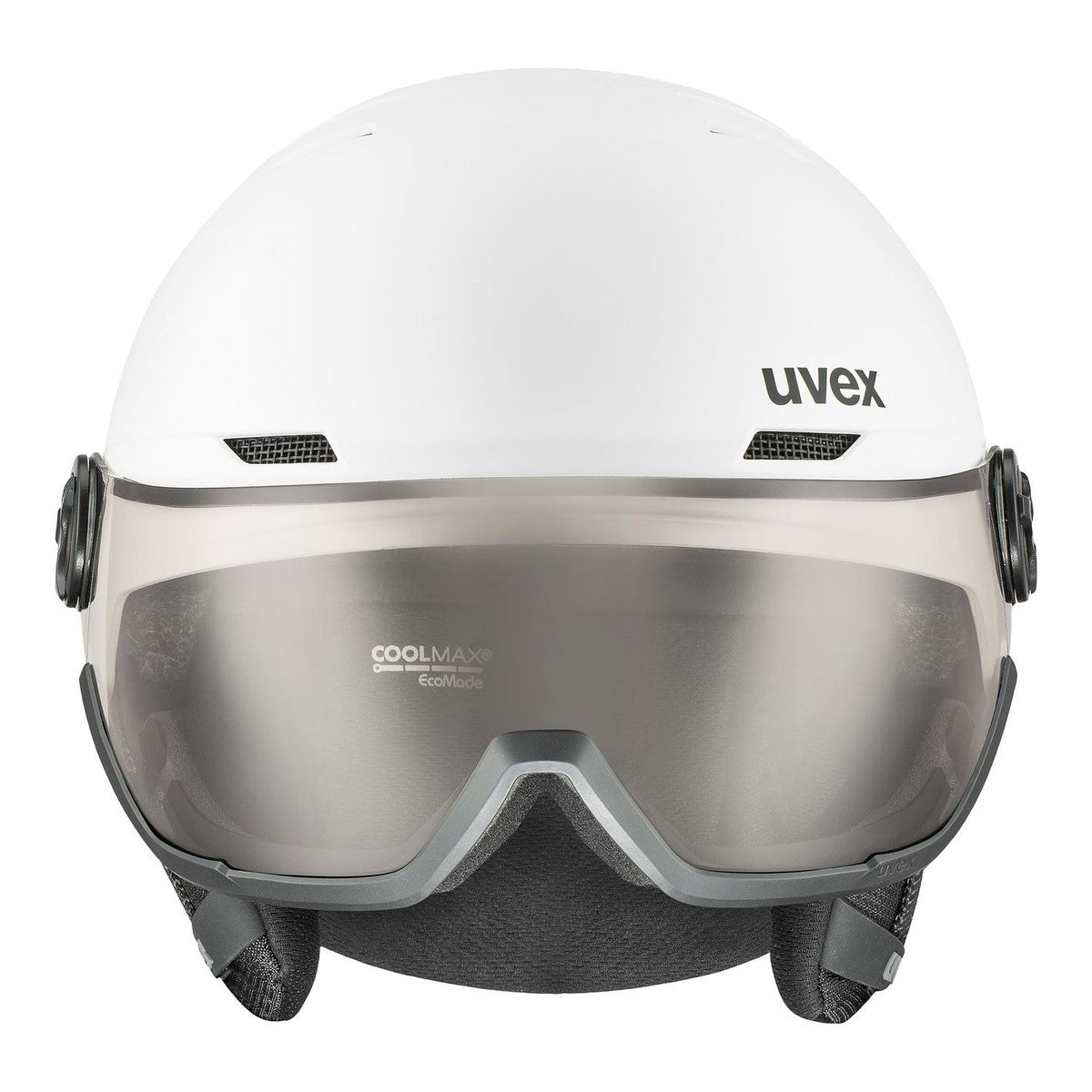 Slēpošanas ķiveres uvex wanted visor pro V white matt 3