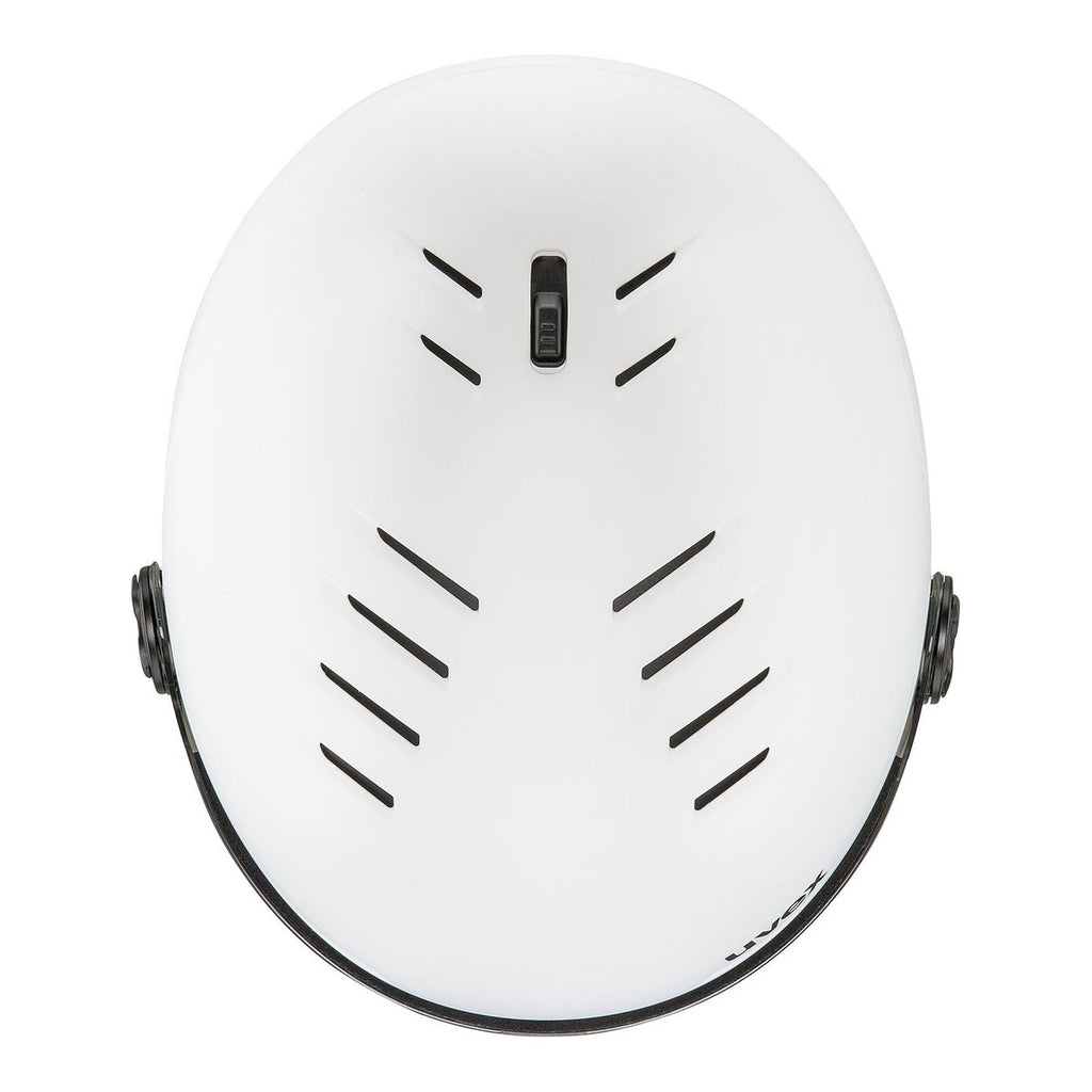 Slēpošanas ķiveres uvex wanted visor pro V white matt 5
