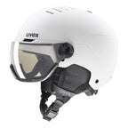 Slēpošanas ķiveres uvex wanted visor pro V white matt