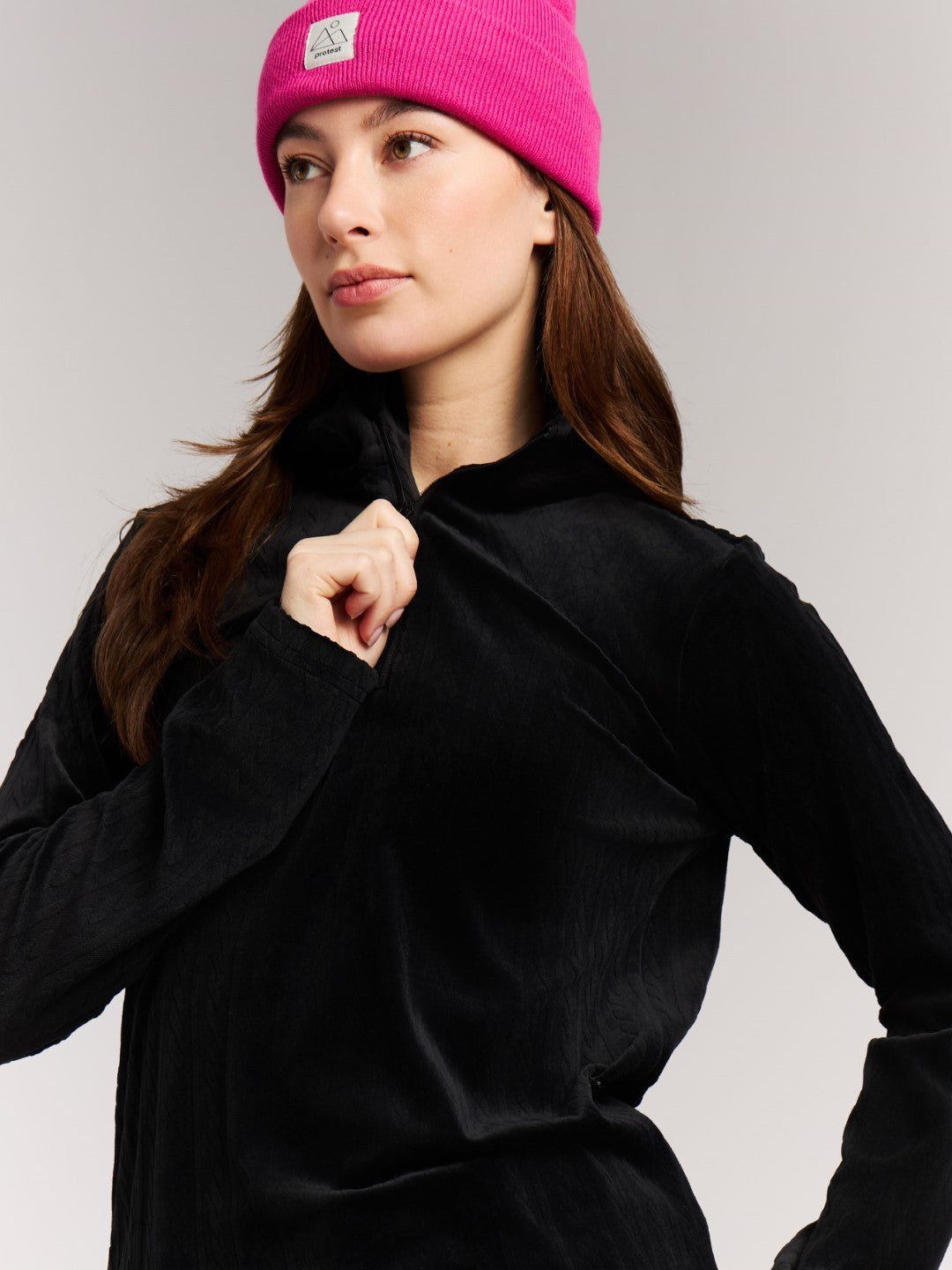 Termoveļas krekli PRTGAIL 1/4 zip active top 3