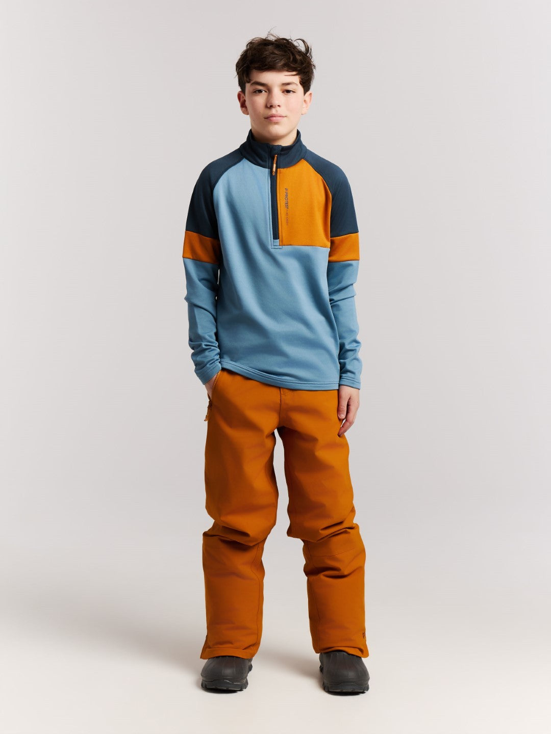 Termoveļas krekli PRTJohnson JR 1/4 zip active top 4