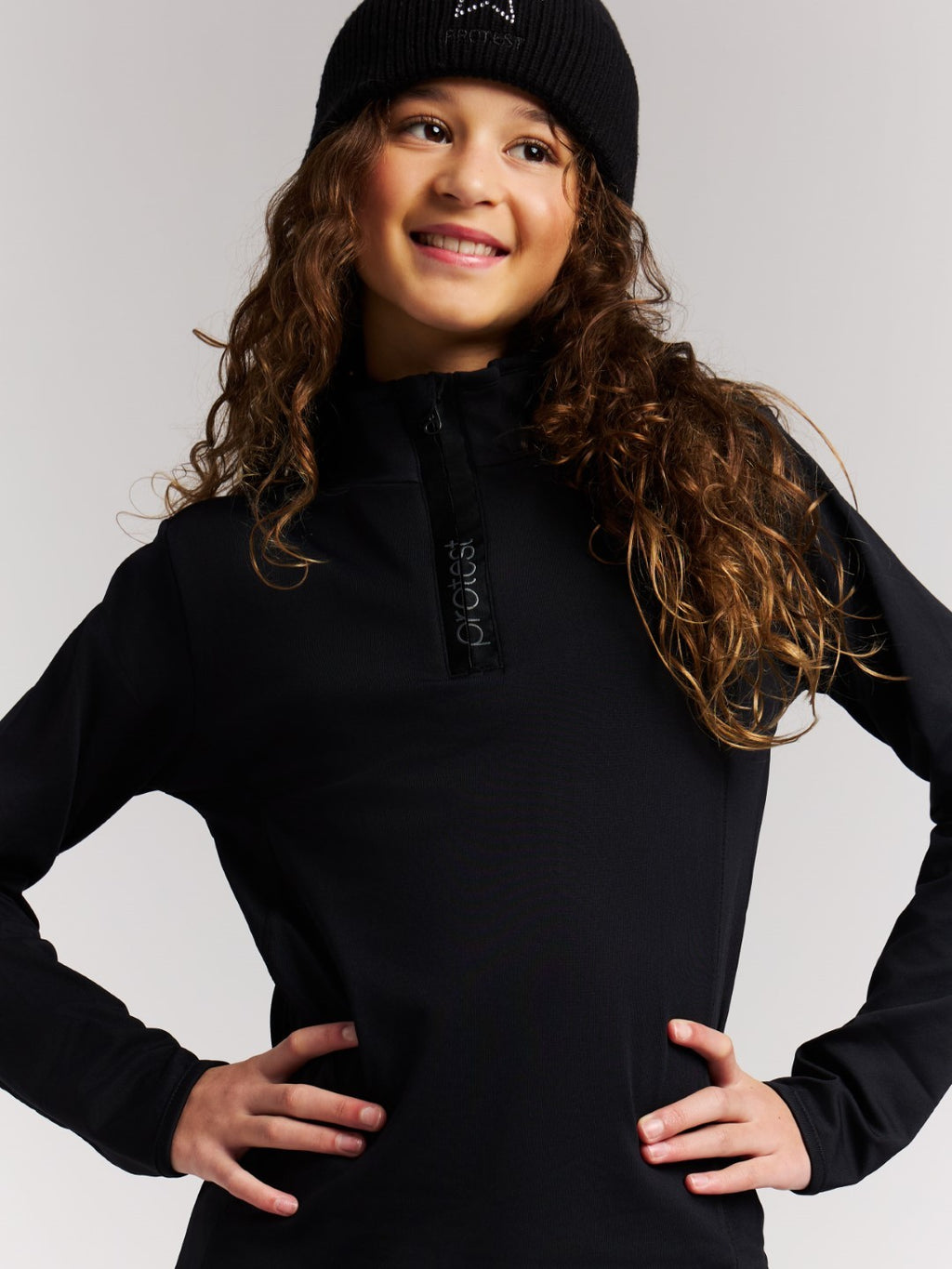Termoveļas krekli REFABRIZOY JR 1/4 zip active top 3
