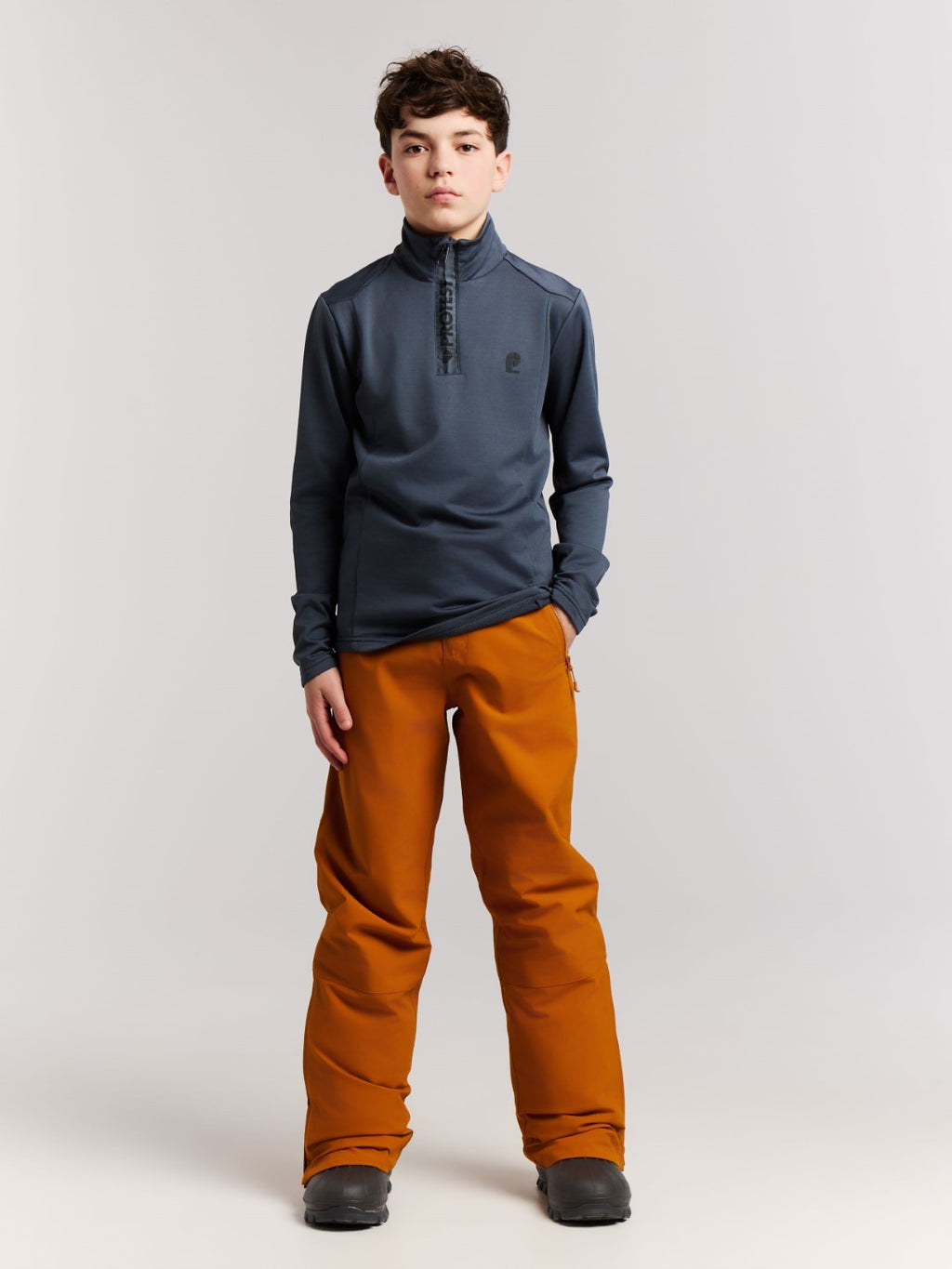 Termoveļas krekli Rewillowy JR 1/4 zip active top 4