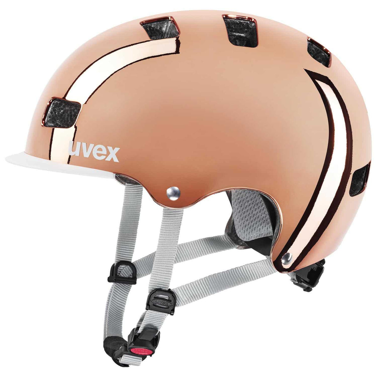 Uvex Hlmt 5 Bike Pro Rosé Chrome 55 58