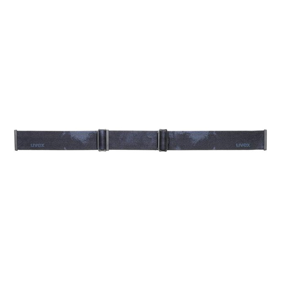 uvex ignite FM, black matt dl/blue on green-clear