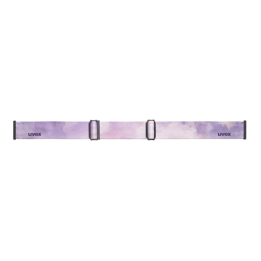 uvex ignite FM, white matt dl/light rose on green-