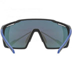 Uvex Mtn Perform Glasses Black Blue Matt Supravision Mirror Blue 2 1322721
