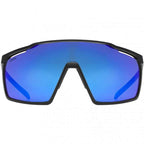 Uvex Mtn Perform Glasses Black Blue Matt Supravision Mirror Blue 5 1322718