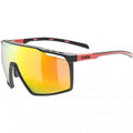 Uvex Mtn Perform Glasses Black Red Matt Supravision Mirror Red 1 1322727