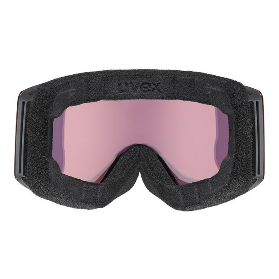 uvex provoqe FM, black matt dl/red on purple-clear