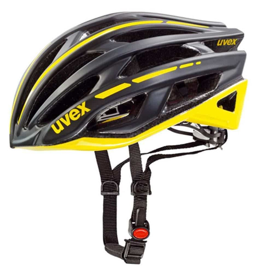 uvex race 5 blk mat yellow