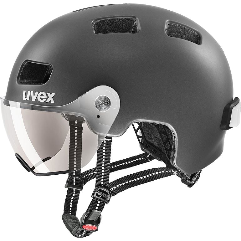Uvex Rush Visor Dark Silver Mat 55 58