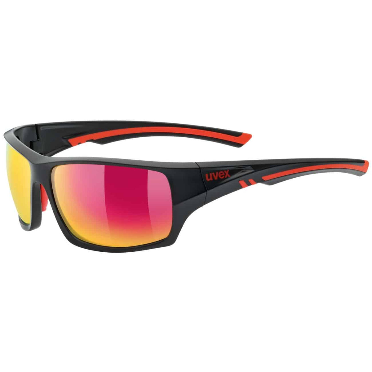 uvex sportstyle 222 pola black mat red