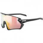 Uvex Sportstyle 231 20 V Glasses Black Matt Variomatic Litemirror Red 1 1322924