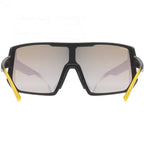 Uvex Sportstyle 235 Glasses Sunbee Blackmatt Supravision Mirror Yellow 2 1322944