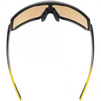 Uvex Sportstyle 235 Glasses Sunbee Blackmatt Supravision Mirror Yellow 4 1322940