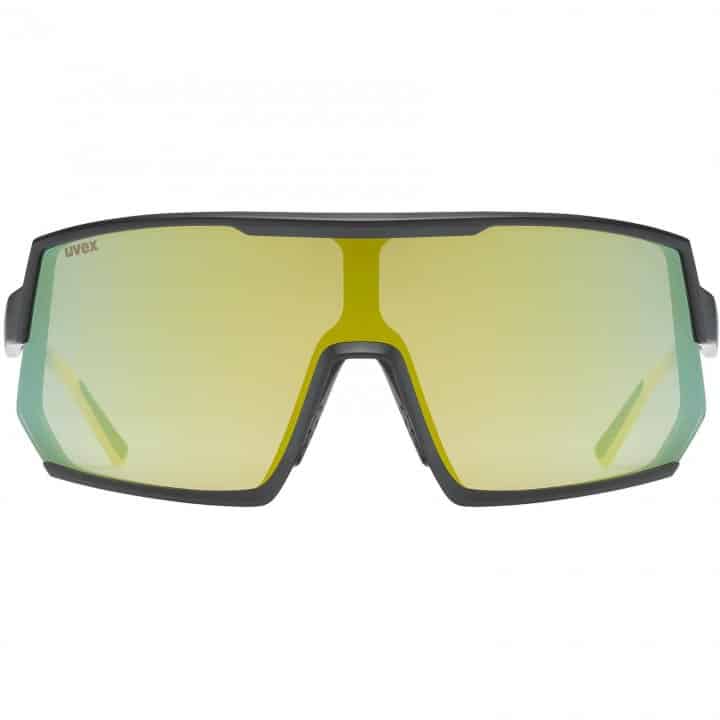 Uvex Sportstyle 235 Glasses Sunbee Blackmatt Supravision Mirror Yellow 5 1322939