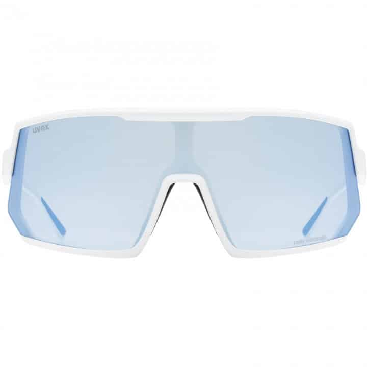 Uvex Sportstyle 235 V Glasses White Matt Variomatic Litemirror Blue 5 1322958
