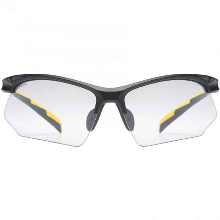 Uvex Sportstyle 802 V Glasses Black Matt Sunbee Variomatic Smoke 5 1322658