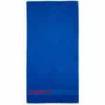 Speedo Border Towel, Neon Blue Lava Red 3