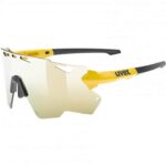 Uvex Sportstyle 228 Glasses Sunbee Black Matt Supravision Mirror Yellow 6 1322832