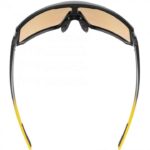 Uvex Sportstyle 235 Glasses Sunbee Blackmatt Supravision Mirror Yellow 4 1322940