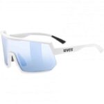 Uvex Sportstyle 235 V Glasses White Matt Variomatic Litemirror Blue 1 1322957