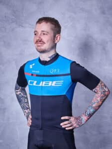 CUBE TEAMLINE Jersey  S/S black´n´blue´n´white