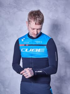 CUBE TEAMLINE Jersey L/S black´n´blue´n´white