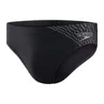 speedo medley logo 7cm brief, black/ardesia