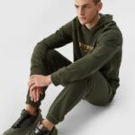 Trousers Khaki 4f Aw23ttrom517 43s 2