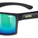 uvex LGL 29 black mat / mirror green