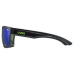 uvex LGL 29 black mat / mirror green