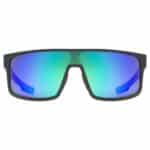 uvex LGL 51 black mat/mir.green