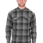 CUBE Work Shirt L/S grey check