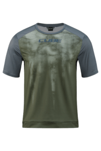 CUBE ATX Round Neck Jersey TM S/S olive´n´grey