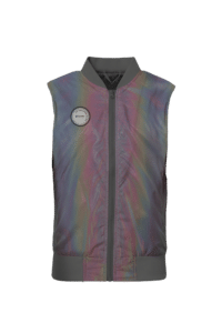 CUBE Safety Wind Gilet rainbow reflective