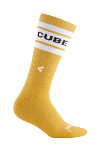 CUBE Socks After Race High Cut yellow