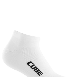 CUBE Socks Low Cut Blackline white