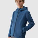 4F SOFTSHELL JACKET, BLUE kids