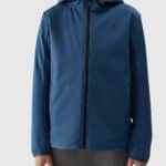 4F SOFTSHELL JACKET, BLUE kids