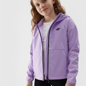4F SOFTSHELL JACKET, LIGHT VIOLET kids