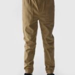 4F TROUSERS, BROWN