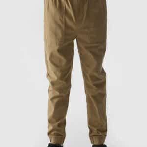 4F TROUSERS, BROWN