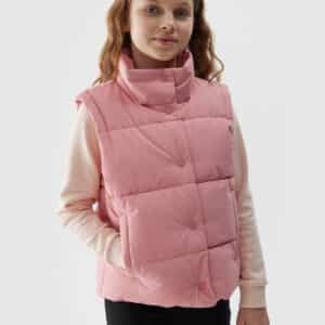 4F VEST JACKET, SALMON CORAL