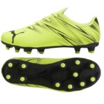 Puma ATTACANTO FG/AG Jr Electric Lime