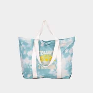 4F SHOULDER BAG, LIGHT BLUE